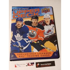 2020-21 Upper Deck Series 1 One Binder 14x 9page sheets inside 
